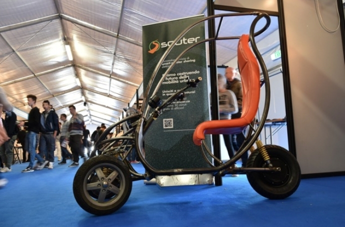 Lo scooter elettrico in Cloud di Scuter
