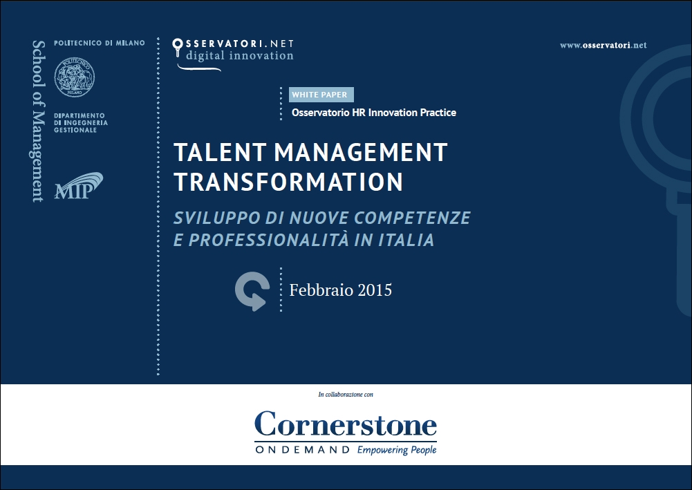 Cornerstone - Talent management trasformation
