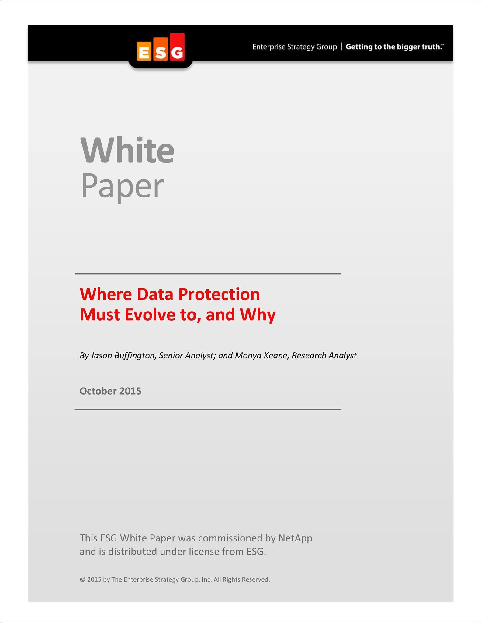 NetApp data protection