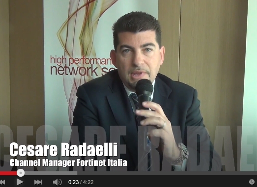 Cesare Radaelli, Channel Manager di Fortinet