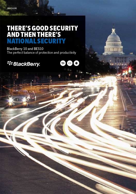 BLACKBERRY-There's good security and there's national security