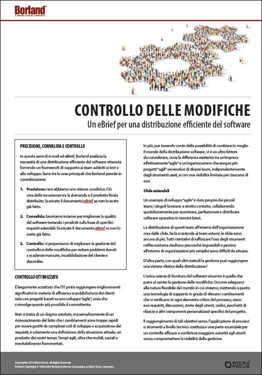 MICROFOCUS-Un eBrief per una distribuzione efficiente del software