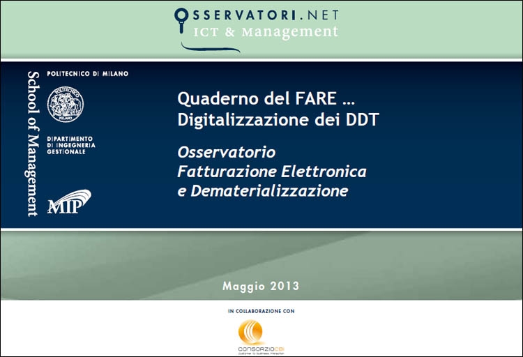 Quaderno del Fare-Digitalizzazione dei DDT