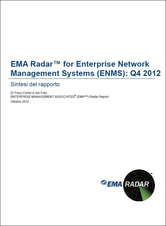 EMA Radar for Enterprise Network Management Systems (ENMS)