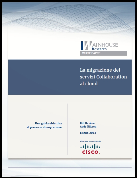 Cisco - La migrazione dei servizi Collaboration al cloud
