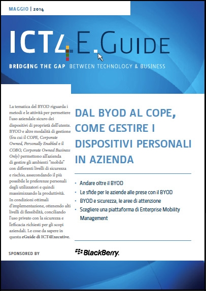 Blackberry - Dal byod al cope, come gestire i dispositivi personali in azienda