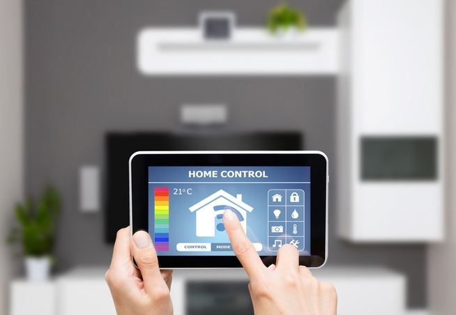 smart home internet things iot domotica tablet