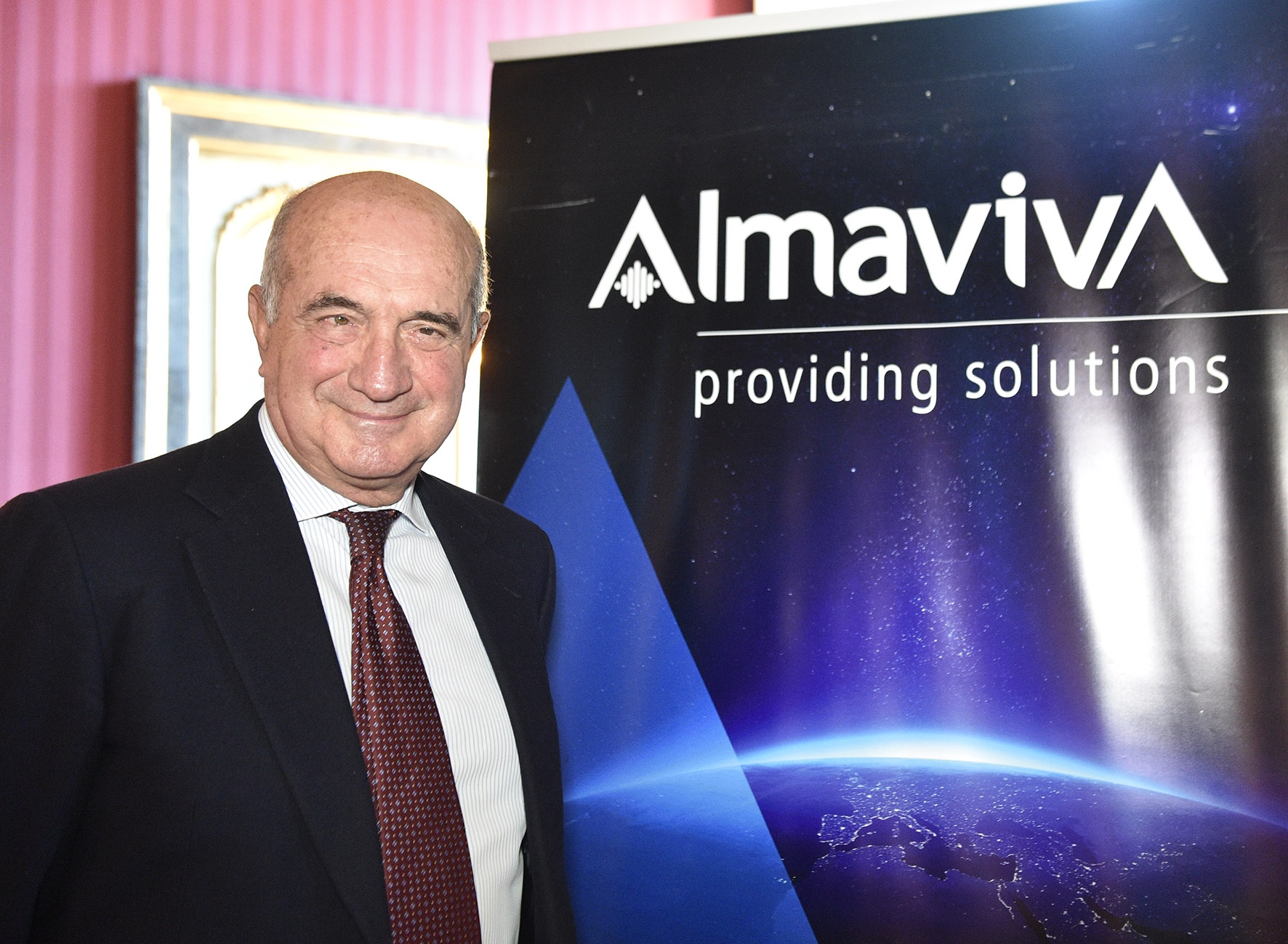 Alberto Tripi, Presidente del Gruppo AlmavivA alla presentazione di Giotto